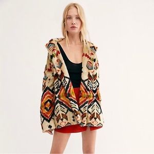 FREE PEOPLE Carmella Faux-Fur Jacket